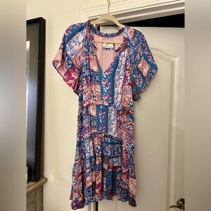 By Anthropologie Robin Tiered Mini Dress